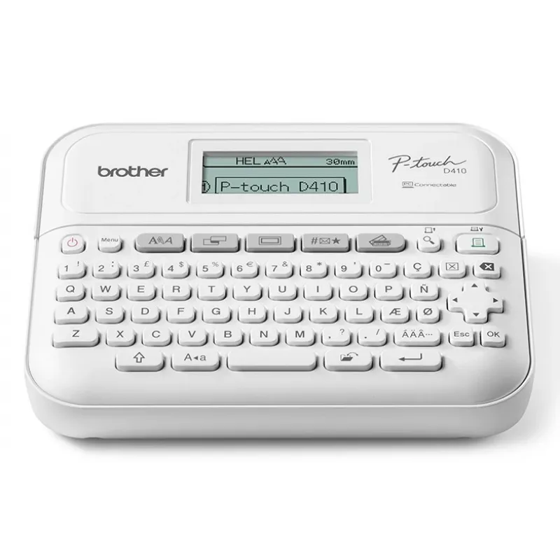 Brother PT-D410VP sildiprinter ZINK (Zero-Ink) 180 x 180 DPI juhtmega TZe QWERTY