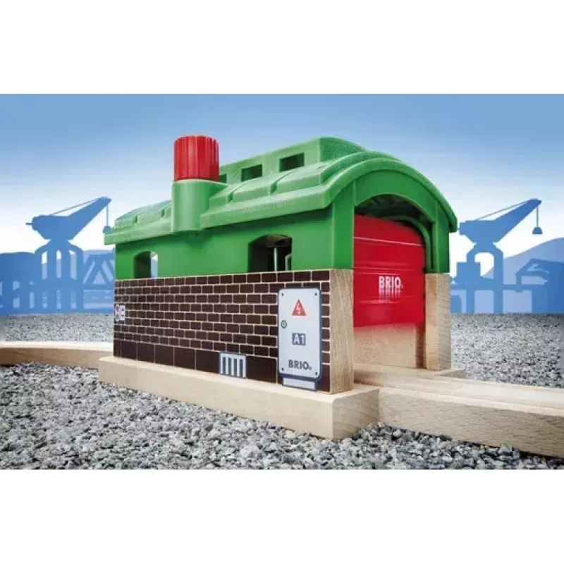 Mudelraudtee osad ja tarvikud BRIO Train Garage