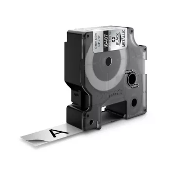 DYMO 19 mm RHINO püsiv polüester - must hallile - polüester - D1 - Belgia - karp (S0718200)