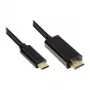 Good Connections GC-M0100 - 1 m - HDMI Type A (Standard) - USB USB-C - Isane - Isane - sirge