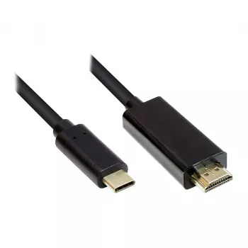 Good Connections GC-M0101 - 2 m - HDMI Type A (Standard) - USB USB-C - Isane - Isane - sirge