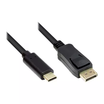 Good Connections GC-M0105 - 1 m - USB-C tüüpi - DisplayPort - Isane - Isane - sirge