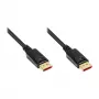 Ühenduskaabel DisplayPort 1.4, 8K / UHD-2 @60Hz, kullatud kontaktid, CU, must, 5m, Good Connections® (4814-050S)
