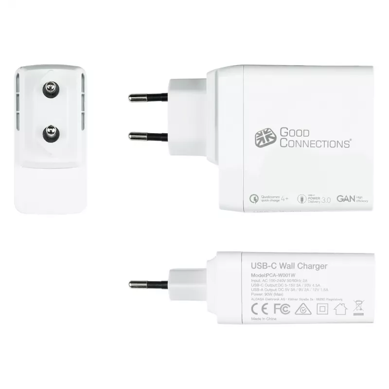 Goodconnections PCA-W001W toiteadapter valge