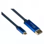Alcasa 4812-CSF010B 1m adapterkaabel USB-C - 1 m - USB USB-C - DisplayPort - isane - isane - sirge (4812-CSF010B)