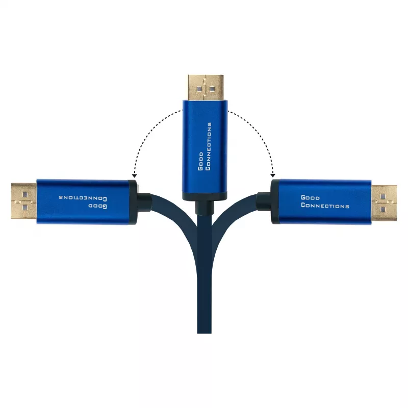 Alcasa 4812-CSF020B 2m adapterkaabel USB-C - 2 m - USB USB-C - DisplayPort - isane - isane - sirge (4812-CSF020B)