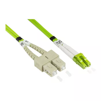 Alcasa LW-805LS5 fiiberoptiline kaabel 5 m LSZH OM5 LC SC Roheline (LW-805LS5)