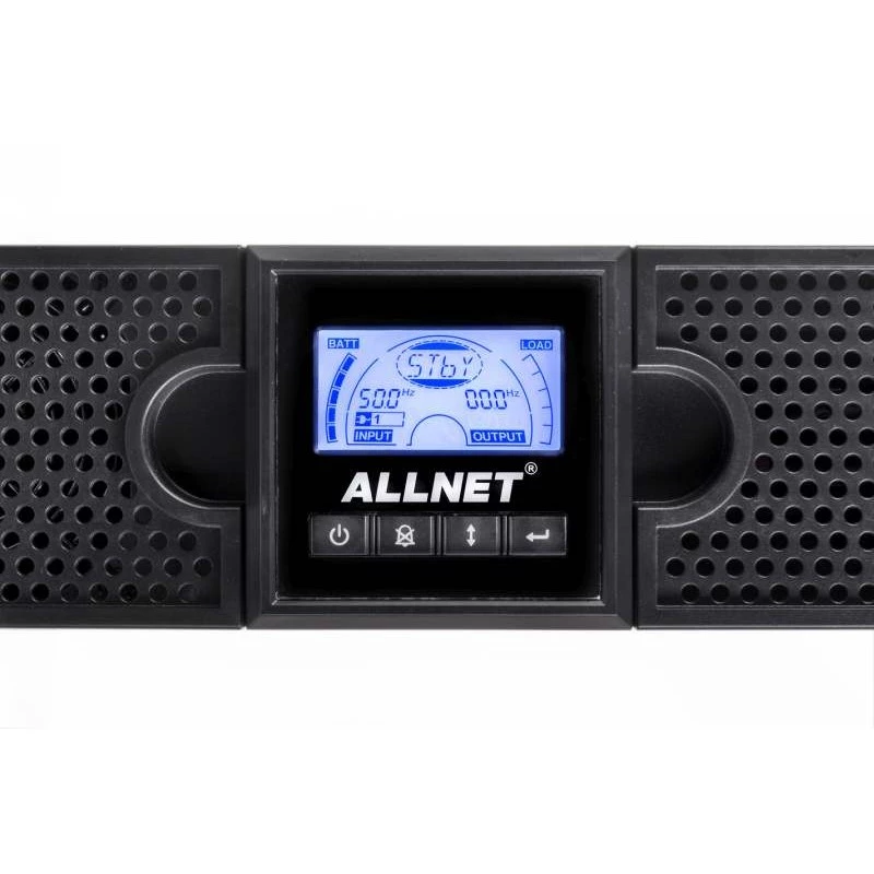 ALLNET UPS 1000VA Line-Interactive USB/RS232 LCD-Ekraan 19/Torn - (Offline-) UPS - 31 min