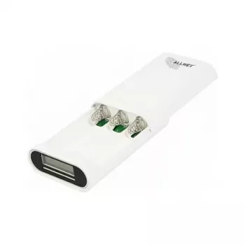 ALLNET Powerbank 18650 3.7V 3-pakk valge ALL-PB104 – Aku – Micro (AAA)