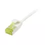 patch-kaabel RJ45, CAT6A 500Mhz, 5m, valge, U/FTP, slimline Round d=3,8mm, TPE/LSZH(Superflex), AWG32, with Cat.7 toorkaabel, Synergy 21 (S217327V3)