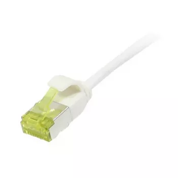 patch-kaabel RJ45, CAT6A 500Mhz, 10m, valge, U/FTP, slimline ümmargune d=3,8mm, TPE/LSZH(Superflex), AWG32, Cat.7 toorkabliga, Synergy 21 (S217329V3)