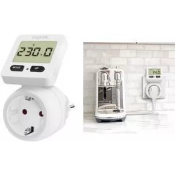LogiLink Energiekosten-Measuring Instrument Display 180° Rotatable wei