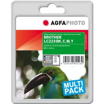 AgfaPhoto 4er-Pack - Must, Kollane, Tsüaan, magenta