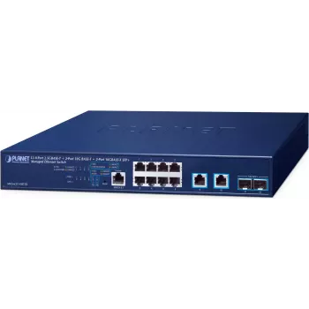 Hallatav L3 kommutaator PLANET MGS-6311-10T2X 8-pordiline 2.5GBASE-T 10G Ethernet