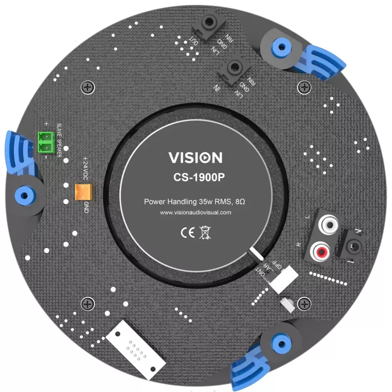 Vision CS-1900P juhtmevaba Bluetooth-kõlar, kahesuunaline koaksiaalne, 35 W, valge