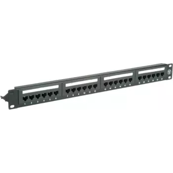 Patch Panel - Rack mountable - CAT 6a - UTP - RJ-45 X 24 - Must - 48.3 cm (1 toll)