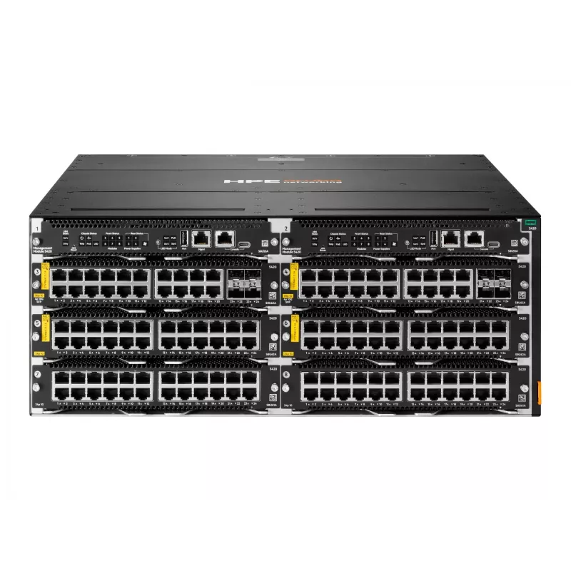 HPE Aruba Networking CX 5420 20p 10M/100M/1G Class4 PoE 4p SFP+ 1G/10G LRM Moodul - Lüliti - L3 - hallatav - 20 x 10/100/1000 (PoE Class 4) + 4 x 1 Gigabit / 10 Gigabit SFP+ - õhkjahutus