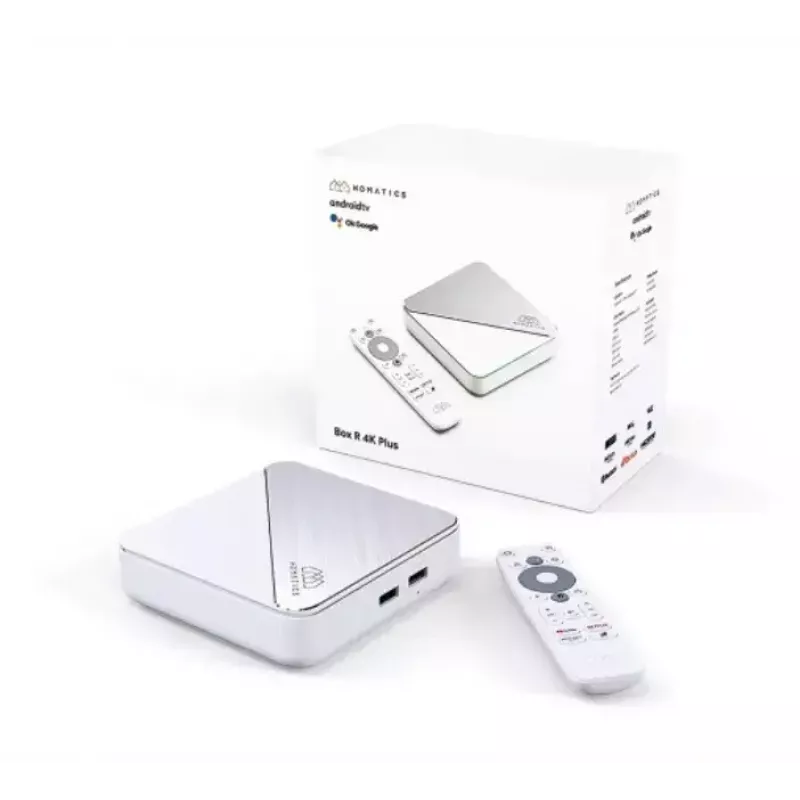 Striimimismeediumipleier Homatics Box R PLUS 4K Android TV — 4K voogedastus, Android TV platvorm