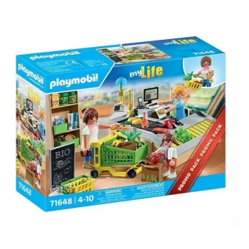 Playmobil Supermarket Playset 71648 Mitmevärviline Plastik vanusele 3-4 aastat