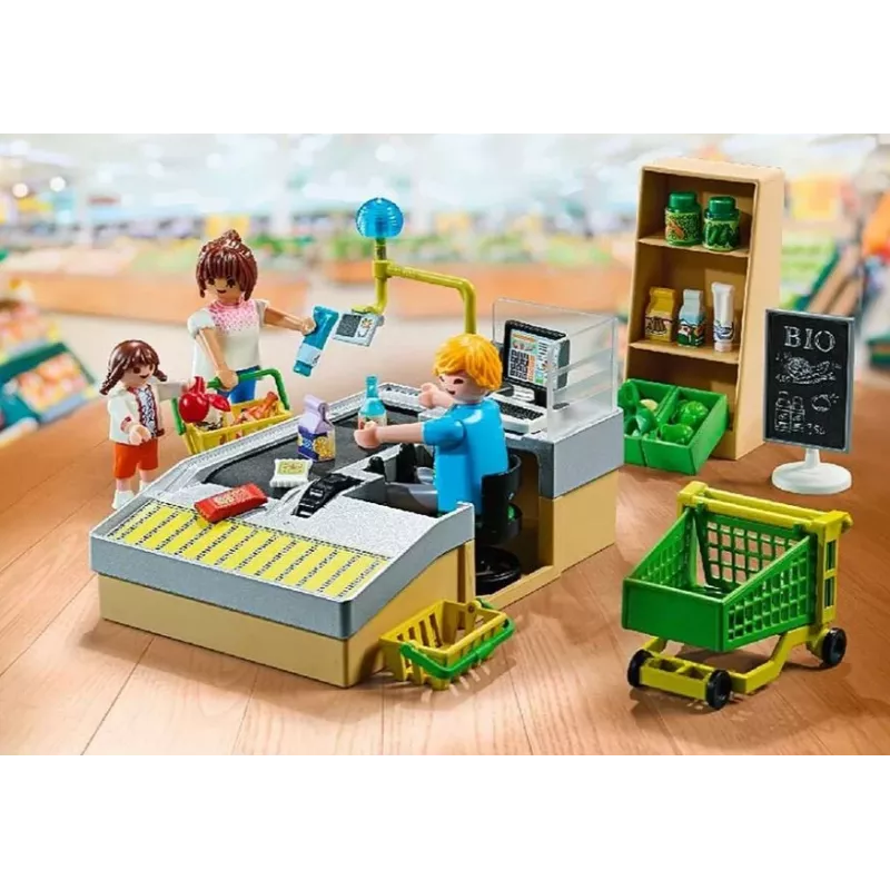 Playmobil Supermarket Playset 71648 Mitmevärviline Plastik vanusele 3-4 aastat