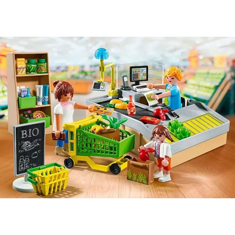 Playmobil Supermarket Playset 71648 Mitmevärviline Plastik vanusele 3-4 aastat