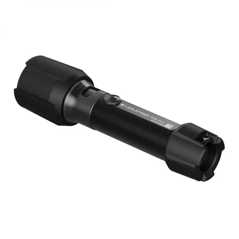 LED Lenser P5R Pro käeshoitav laetav LED-taskulamp, must, mudel 503101