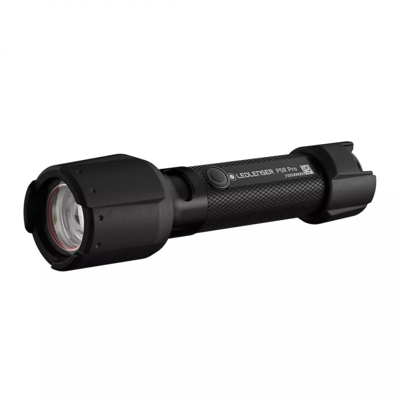 LED Lenser P5R Pro käeshoitav laetav LED-taskulamp, must, mudel 503101