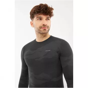 VIKING Gasher Man Longsleeve Merino meeste aluspesu, suurus M, must