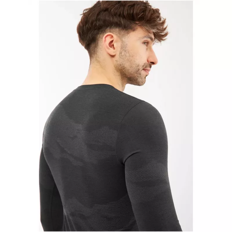 VIKING Gasher Man Longsleeve Merino meeste aluspesu, suurus M, must