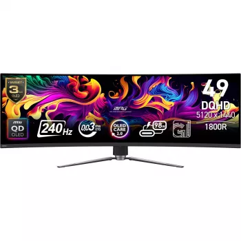 Monitor MSI MPG 491CQPXDE 49 tolli Dual QHD QD-OLED 5120 x 1440