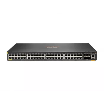 HPE Aruba 6300F - Switch - L3 - hallatav - 48 x 10/100/1000 (PoE+) + 4 x 50 Gigabit Ethernet SFP56 - raami paigaldatav - PoE+ - TAA-Compliant
