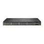 HPE Aruba 6300F - Switch - L3 - hallatav - 48 x 10/100/1000 (PoE+) + 4 x 50 Gigabit Ethernet SFP56 - raami paigaldatav - PoE+ - TAA-Compliant
