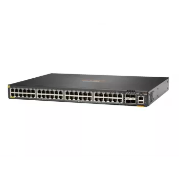 HPE Aruba 6300F - Switch - L3 - hallatav - 48 x 10/100/1000 (PoE+) + 4 x 50 Gigabit Ethernet SFP56 - raami paigaldatav - PoE+ - TAA-Compliant