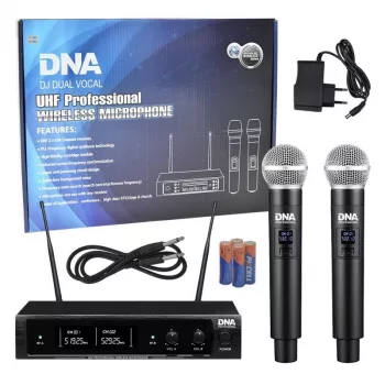 DNA DJ DUAL VOCAL - juhtmevaba vokaalmikrofon