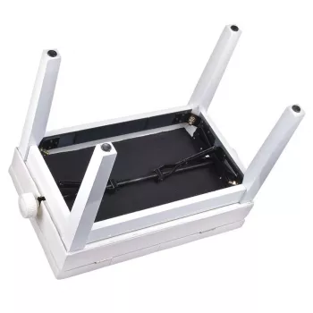 V-TONE ŁAWA 2 WH - piano bench with storage compartment and Kõrgus adjustment, Valge
