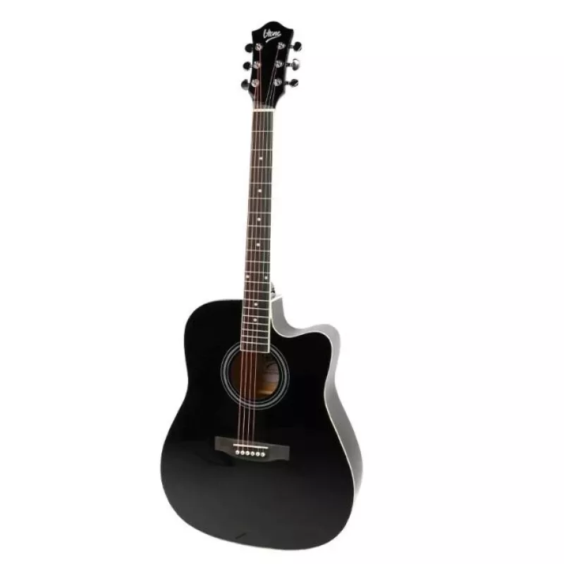 V-TONE AG Two BK - 4/4 akustiline kitarr, must