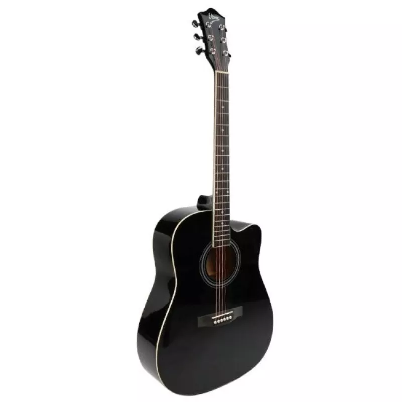 V-TONE AG Two BK - 4/4 akustiline kitarr, must