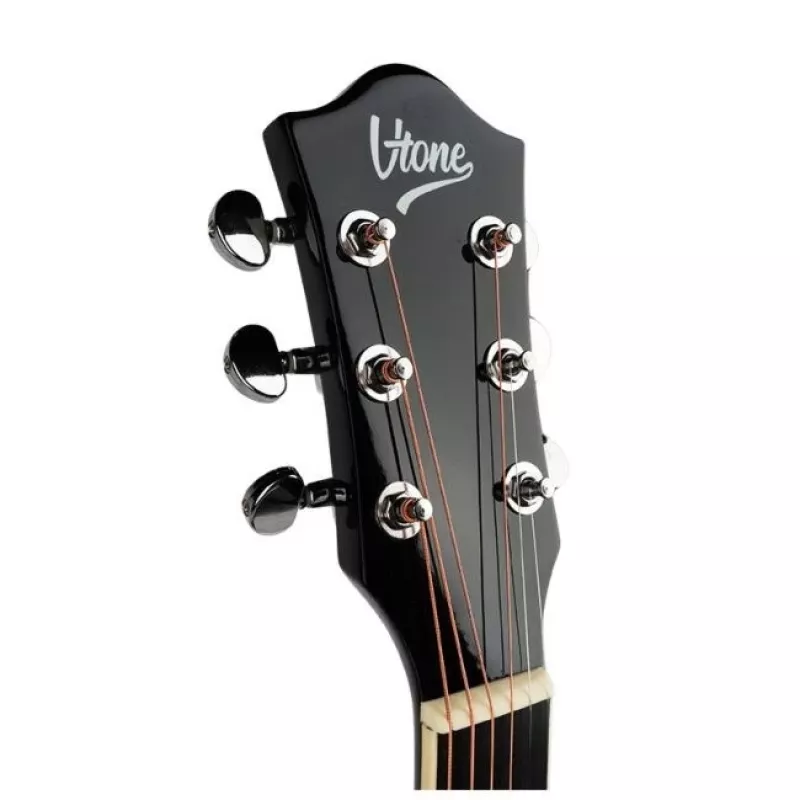 V-TONE AG Two BK - 4/4 akustiline kitarr, must