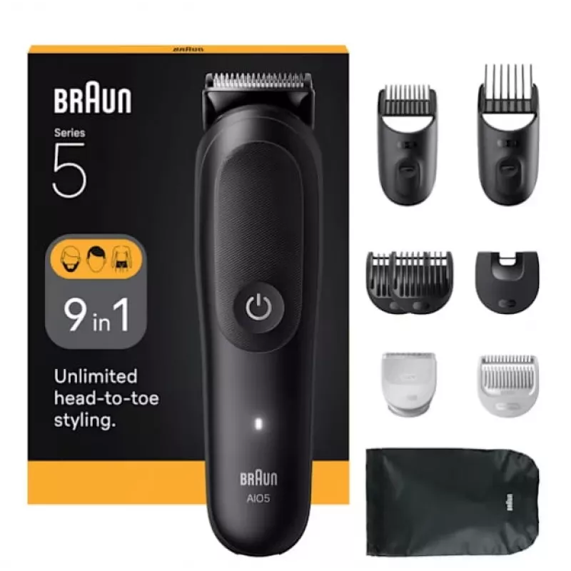 Juuksepügaja Braun AIO5540 Must Liitium-ioon 120 min