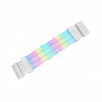 Mod ARGB Snow kaabel 24Pin, kaablihaldus valge
