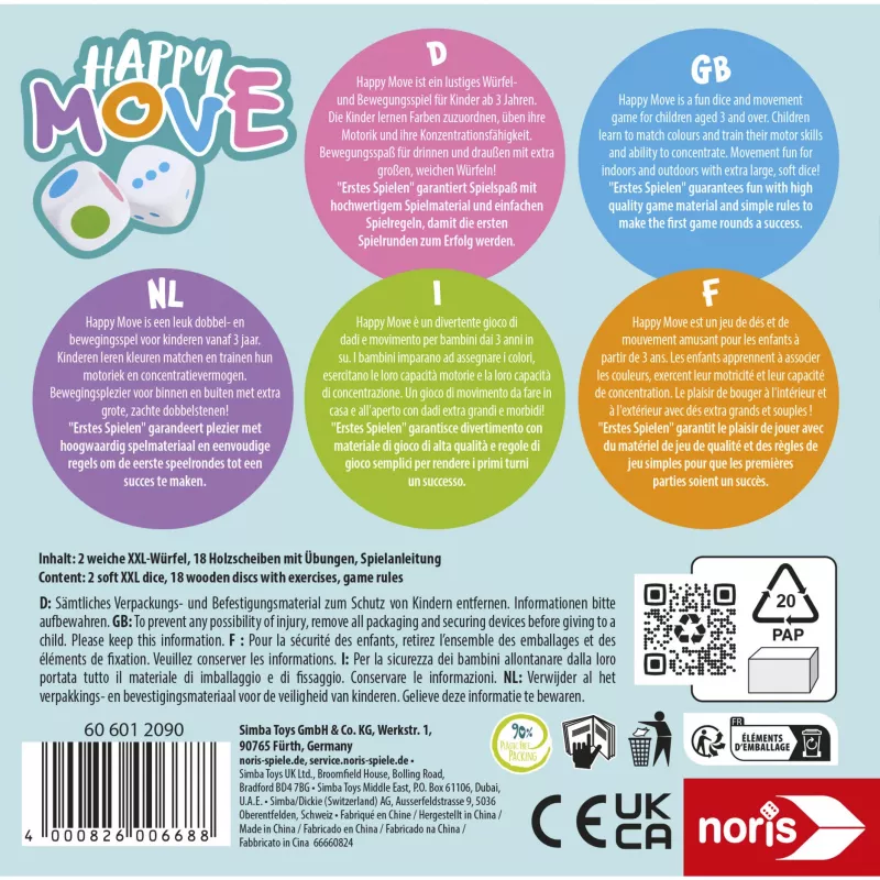 Happy Move, osavusmäng