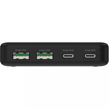 USB-laadija töölaua laadija DC465PD (must, 65 W, PD, Quick Charge 3.0)