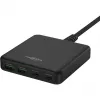 USB-laadija töölaua laadija DC465PD (must, 65 W, PD, Quick Charge 3.0)