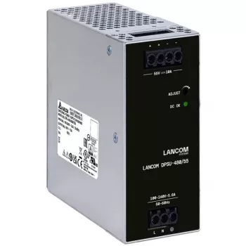 Toiteplokk Lancom Systems LANCOM DPSU-480/55 — 480 W, AC 100–240 V, TS35 DIN, must/teras