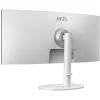 34-tolline MSI Modern MD342CQPWDE kumer VA LCD-kuvar 3440×1440 UWQHD 21:9, 4 ms, 300 cd/m², USB-jaotur, kõlarid, VESA, kõrgusega reguleeritav — Valge