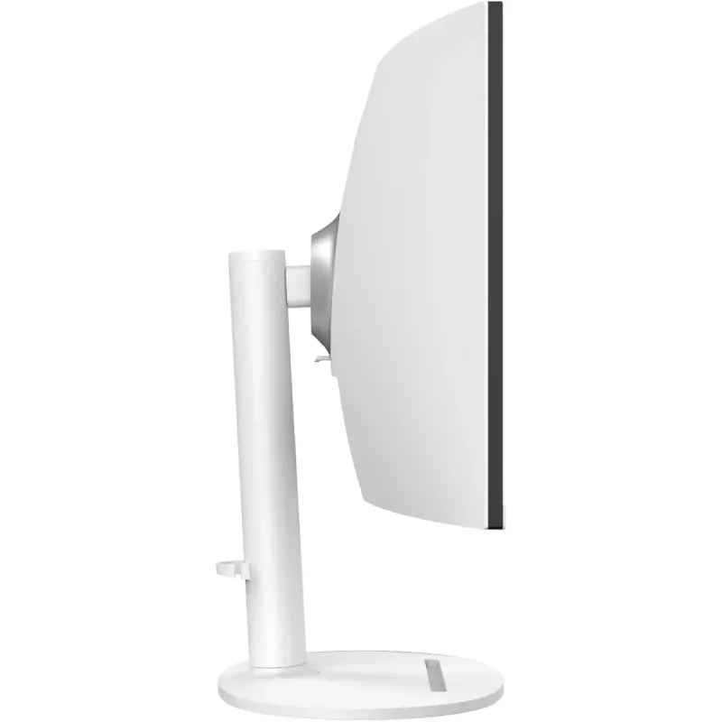 34-tolline MSI Modern MD342CQPWDE kumer VA LCD-kuvar 3440×1440 UWQHD 21:9, 4 ms, 300 cd/m², USB-jaotur, kõlarid, VESA, kõrgusega reguleeritav — Valge