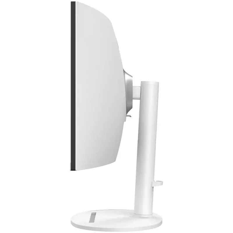 34-tolline MSI Modern MD342CQPWDE kumer VA LCD-kuvar 3440×1440 UWQHD 21:9, 4 ms, 300 cd/m², USB-jaotur, kõlarid, VESA, kõrgusega reguleeritav — Valge