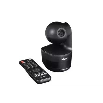 Konverentsikaamera AVerMedia DL10 — 2 MP Full HD 1920×1080 @60fps, 90° vaateväli, 3x optiline / 2x digitaalne suum, Must, Lauaalus