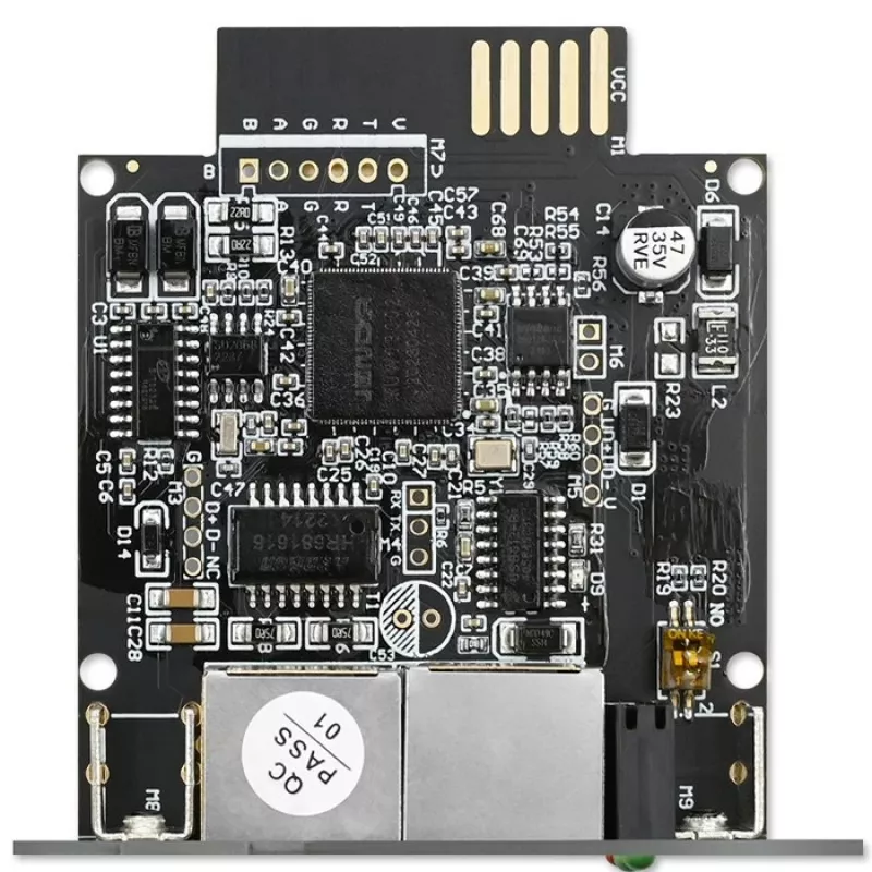 SNMP-võrguhaldusmoodul QOLTEC 50398 UPS-i jälgimiseks ja juhtimiseks