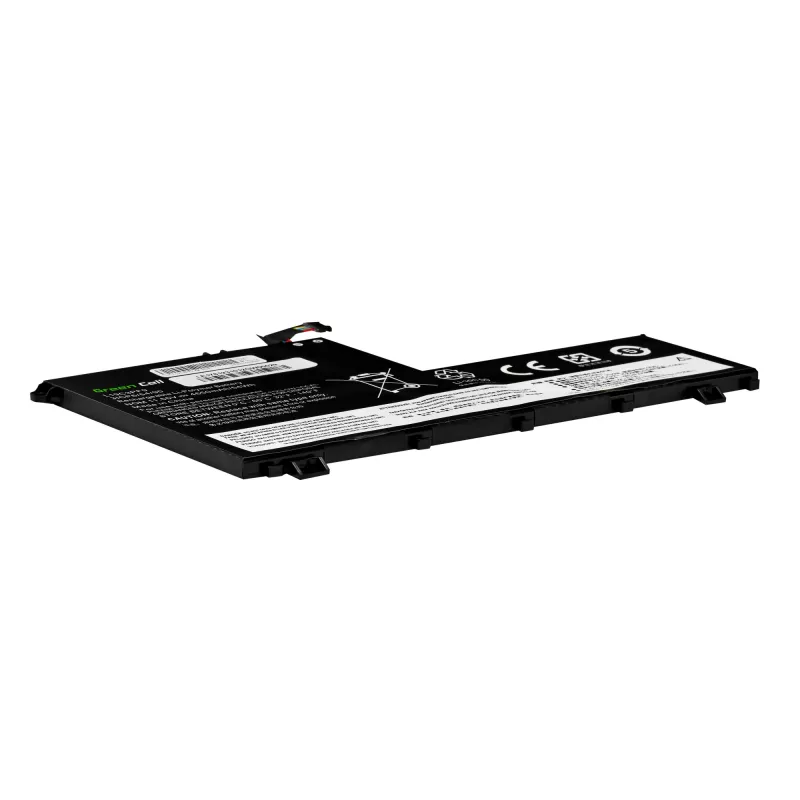 Aku roheline Cell Lenovo ThinkBook 14-IIL, 14-IML, 15-IIL, 15-IML jaoks — 11.1V 45Wh (mudelid L19C3PF1, L19D3PF1, L19L3PF8, L19M3PF1)
